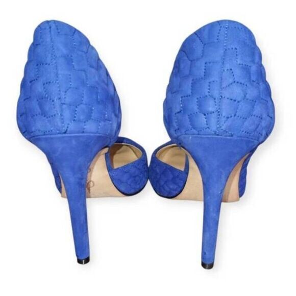 JESSICA SIMPSON COBALT BLUE CALDAS PUMPS SZ.7 EUC. - Picture 4 of 9